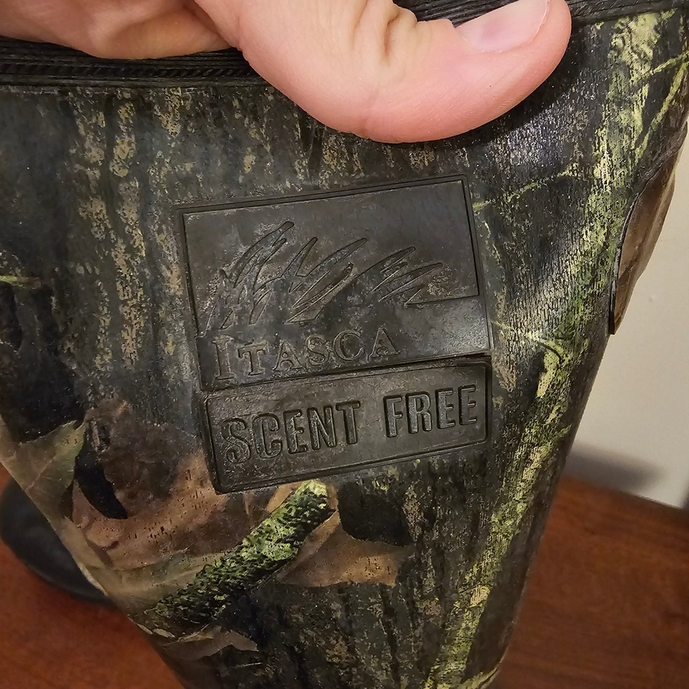 Itasca Scent Free Mens Camo Rubber Hunting Boots Waterproof Size 11 686678 - Picture 3 of 8